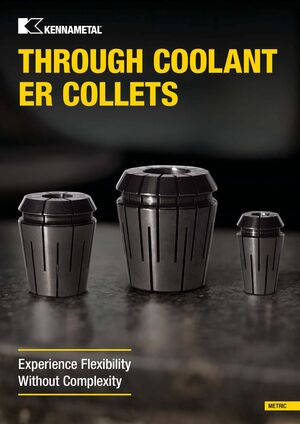 Цанги ER с внутренним охлаждением Kennametal 2024