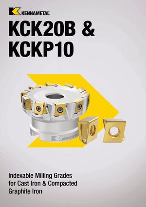 Сменные фрезерные пластины сплавов KCK20B и KCKP10 Kennametal 2024
