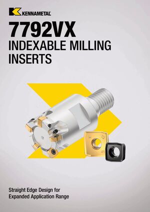 Сменные фрезерные пластины линейки 7792VX Kennametal 2024