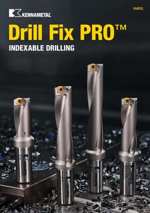 Сверла со сменными пластинами линейки Drill Fix PRO Kennametal 2024