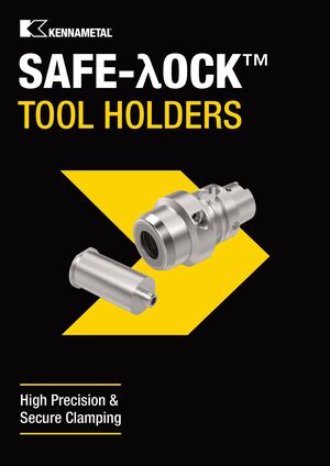 Инструментальные патроны системы SAFE-LOCK Kennametal 2024